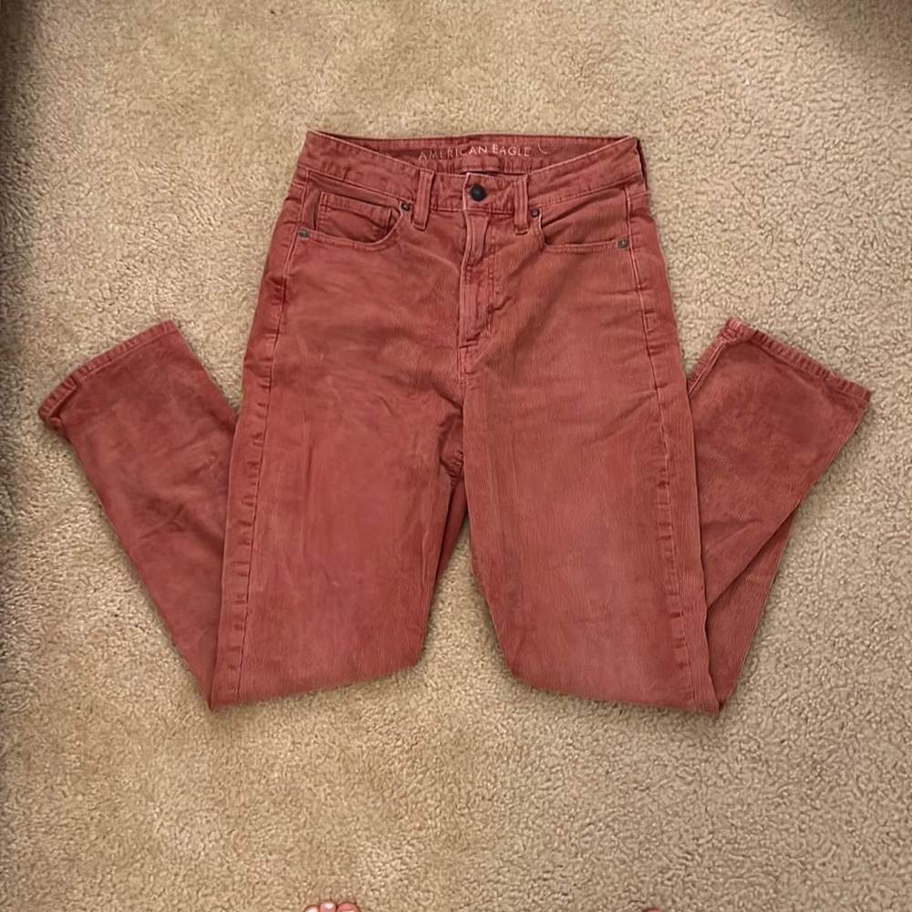 red jeans